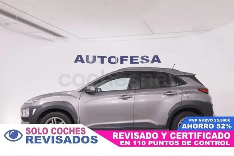 Usado Hyundai Kona 120 CV (88 kW) 2018 Gris / plata SUV