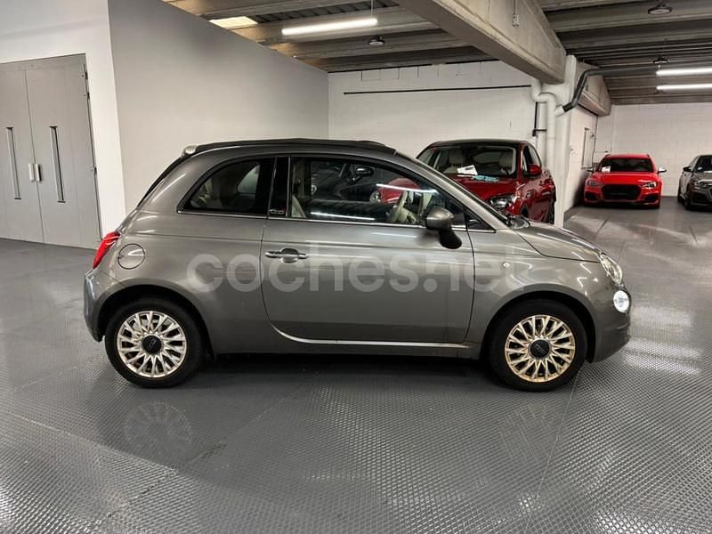 Usado Fiat 500C Lounge 69 CV (50 kW) 2018 Plateado Descapotable