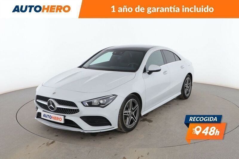 Blanco Usado 2021 Mercedes CLA200 AMG line Berlina | 30.999 € (Buen precio) - Imagen 1/3
