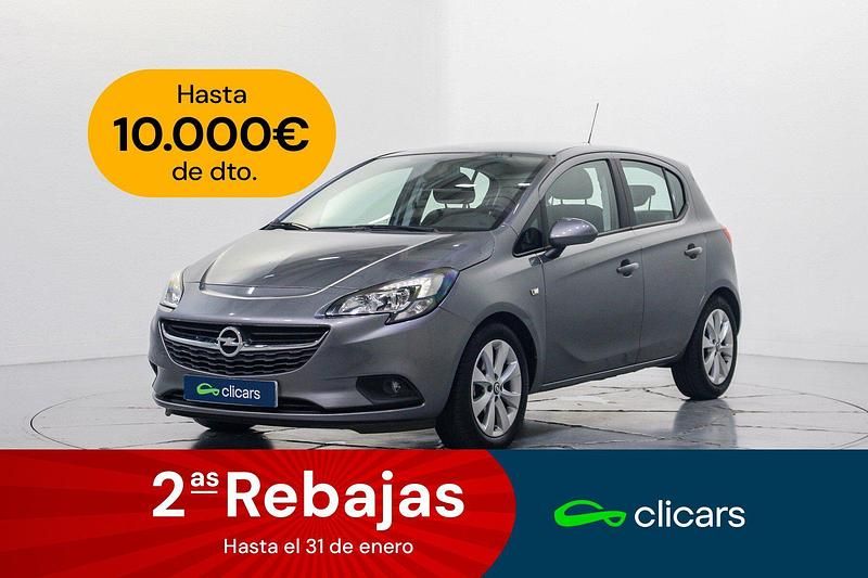 Gris / plata Usado 2017 Opel Corsa Selective Berlina | 9990 € (Precio justo) - Imagen 1/4