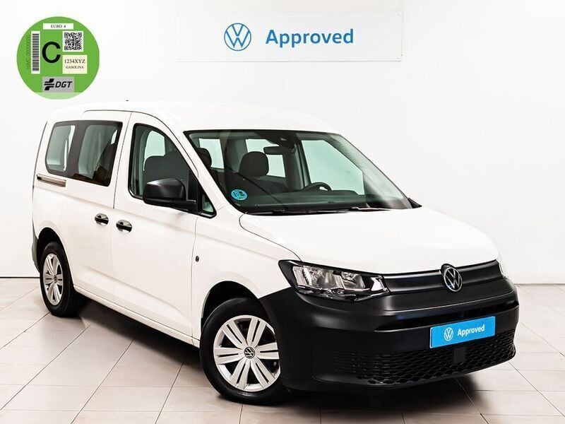 Blanco Usado 2022 VW Caddy Monovolumen | 22.490 € (Buen precio) - Imagen 1/4