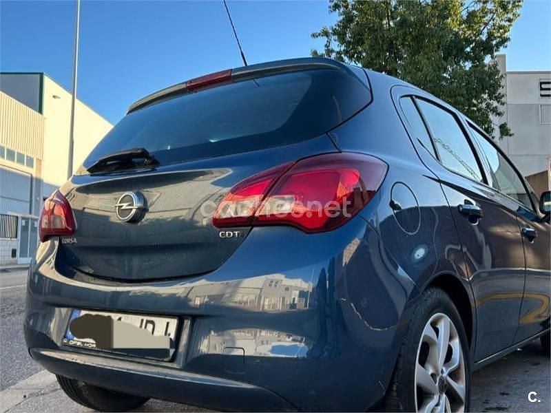 Usado Opel Corsa Expression 75 CV (55 kW) 2015 Azul Berlina