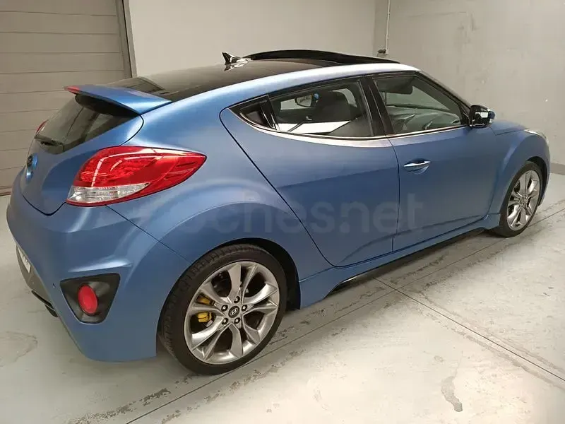 Usado Hyundai Veloster Turbo 186 CV (136 kW) 2016 Azul Utilitario