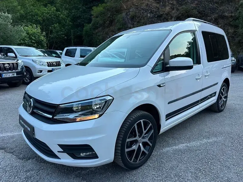 Usado VW Caddy 102 CV (75 kW) 2016 Blanco Monovolumen