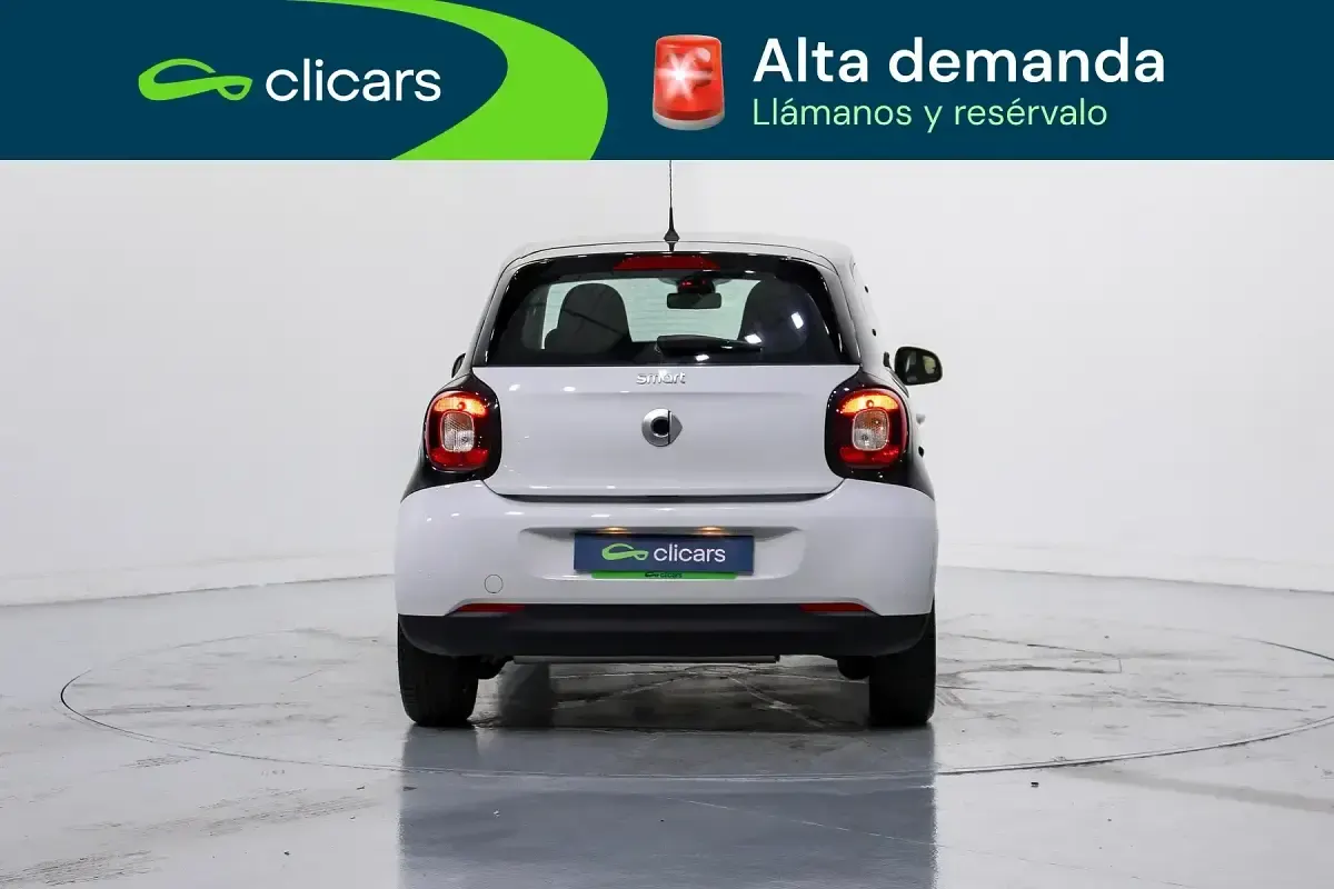 Usado Smart ForFour Passion 71 CV (52 kW) 2016 Blanco Utilitario