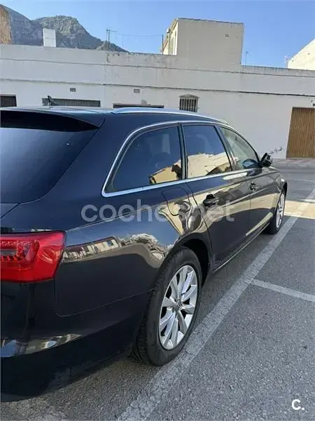 Usado Audi A6 S-Line 177 CV (130 kW) 2014 Negro Familiar