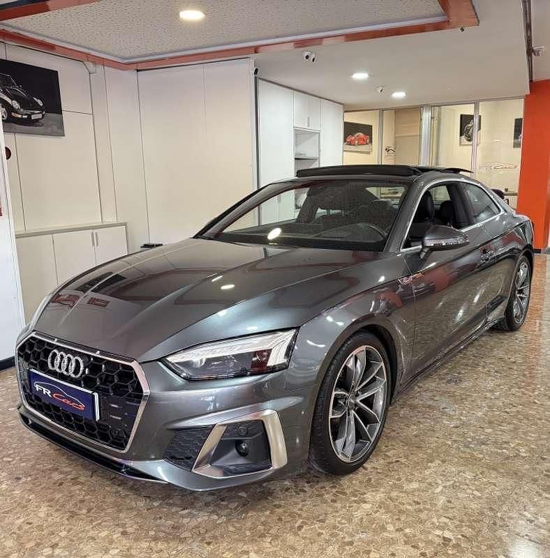 Usado Audi A5 S-Line 190 CV (139 kW) 2020 Gris Coupe