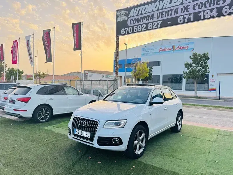 Usado Audi Q5 Ambition 177 CV (130 kW) 2014 Blanco SUV
