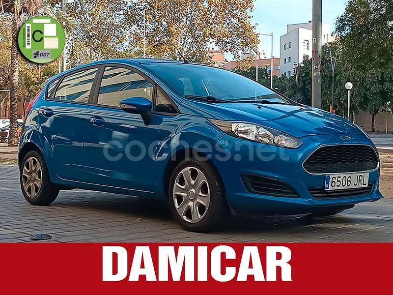 Azul Usado 2016 Ford Fiesta Trend Berlina | 7990 € (Precio justo) - Imagen 1/4
