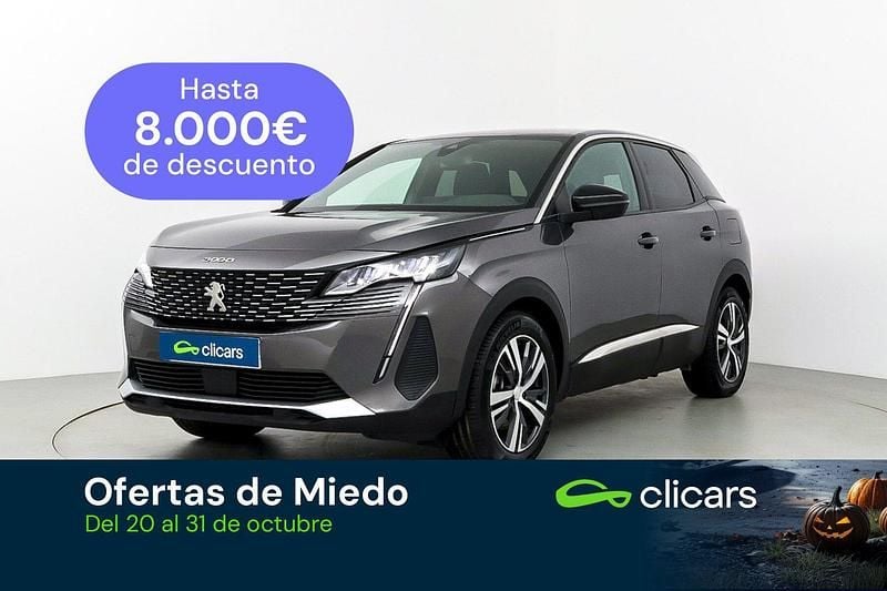 Gris Usado 2024 Peugeot 3008 Active SUV | 26.990 € (Precio justo) - Imagen 1/4