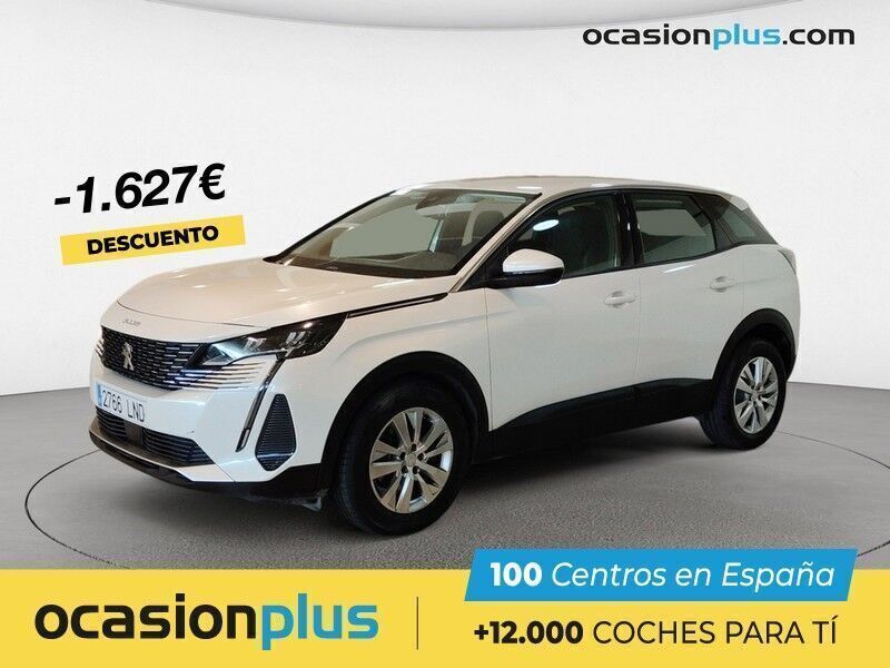 Blanco Usado 2021 Peugeot 3008 Active SUV | 17.900 € (Un poco caro) - Imagen 1/4