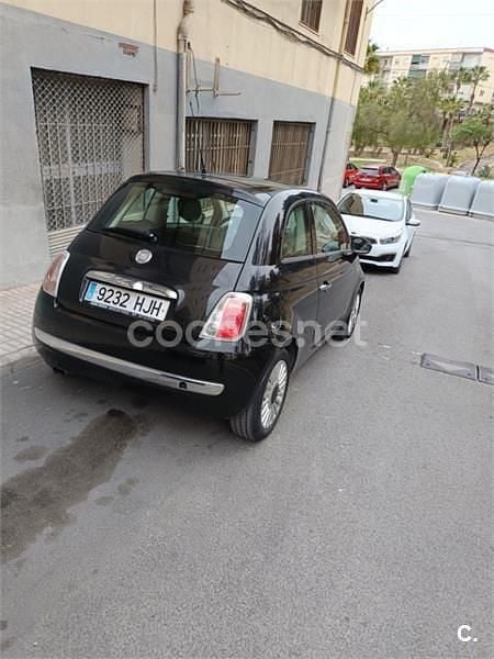 Usado Fiat 500 69 CV (50 kW) 2012 Negro Berlina