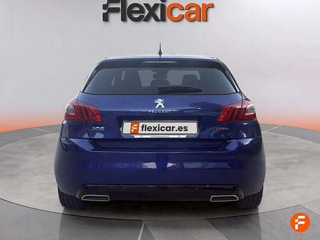 Usado Peugeot 308 GT-line 130 CV (95 kW) 2020 Azul Berlina