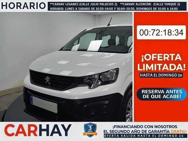 Usado Peugeot Rifter Access 101 CV (74 kW) 2020 Blanco Monovolumen