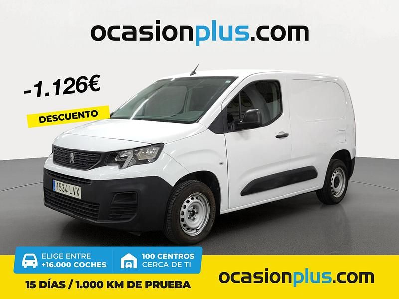 Blanco Usado 2022 Peugeot Partner Van | 12.390 € (Precio justo) - Imagen 1/4