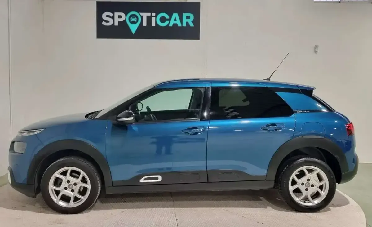 Usado Citroën C4 Cactus Feel 110 CV (80 kW) 2018 Azul Utilitario