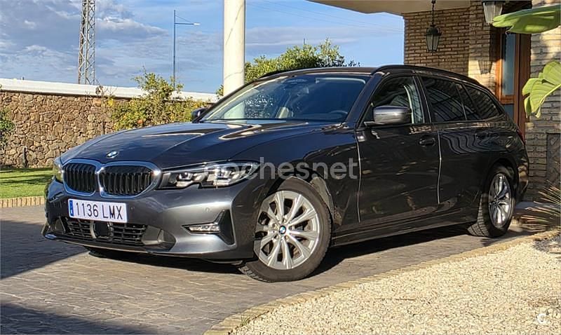 Gris / plata Usado 2021 BMW 320e Familiar | 22.990 € (Buen precio) - Imagen 1/4
