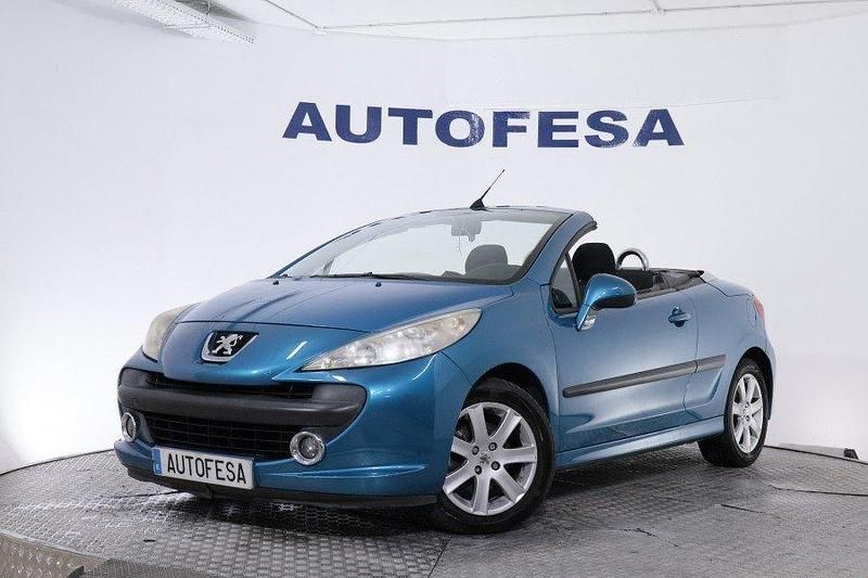 Azul Usado 2007 Peugeot 207 CC Descapotable | 4300 € (Precio justo) - Imagen 1/4