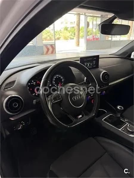 Usado Audi A3 S-Line 110 CV (80 kW) 2015 Blanco Berlina