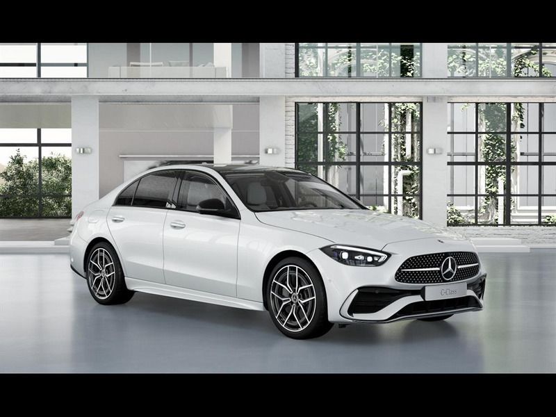 Usado Mercedes C220 200 CV (147 kW) 2024 Manufaktur blanco opalita bright Berlina