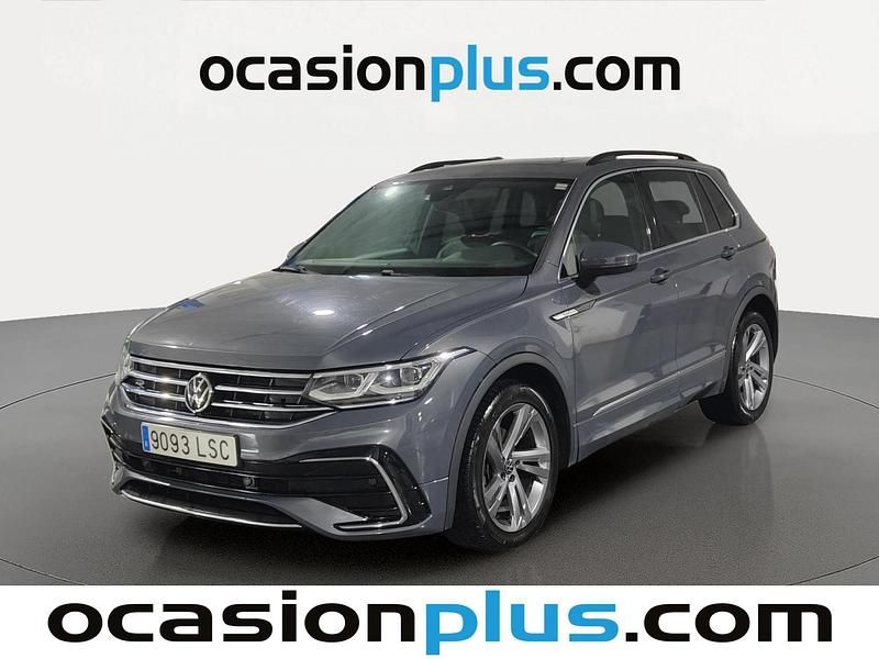 Usado VW Tiguan R-line 150 CV (110 kW) 2021 Gris SUV