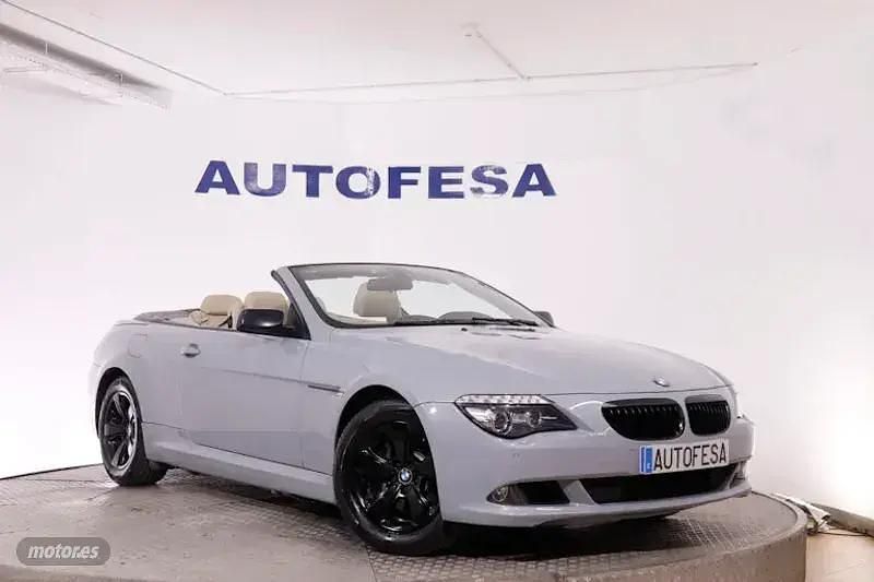 Usado BMW 630 Cabriolet 272 CV (200 kW) 2010 Gris / plata Descapotable