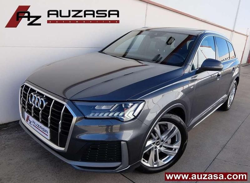 Gris Usado 2021 Audi Q7 S-Line SUV | 45.900 € (Super precio) - Imagen 1/4