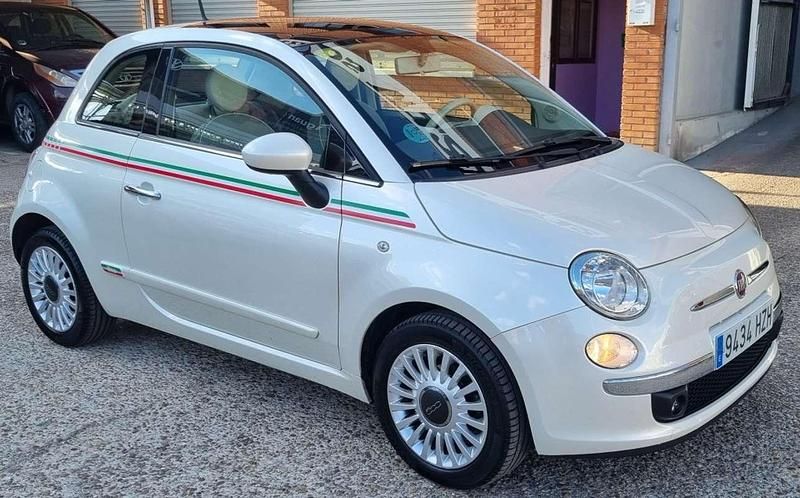 Blanco Usado 2014 Fiat 500 Lounge Utilitario | 7300 € (Precio justo) - Imagen 1/4