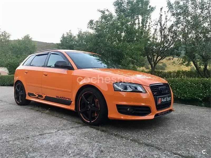 Usado Audi S3 Sportback 265 CV (194 kW) 2008 Naranja Utilitario