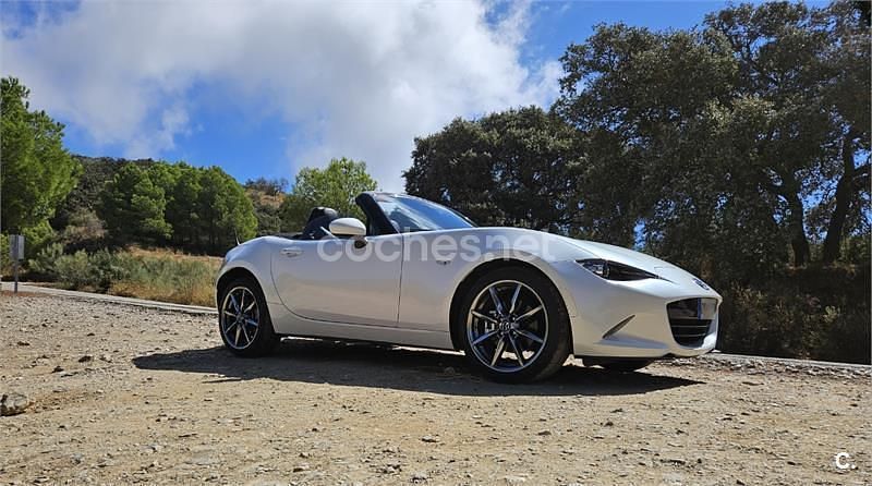 Blanco Usado 2021 Mazda MX5 Descapotable | 26.900 € (Buen precio) - Imagen 1/4