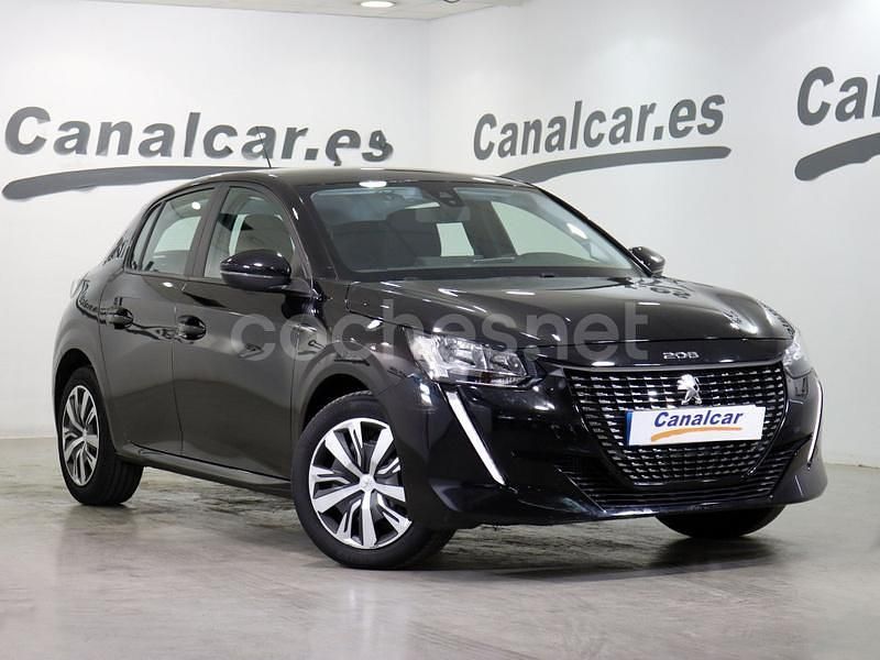 Usado Peugeot 208 Active 100 CV (73 kW) 2020 Negro Utilitario