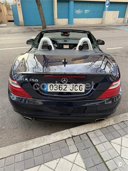 Usado Mercedes SLK350 306 CV (225 kW) 2012 Azul Descapotable