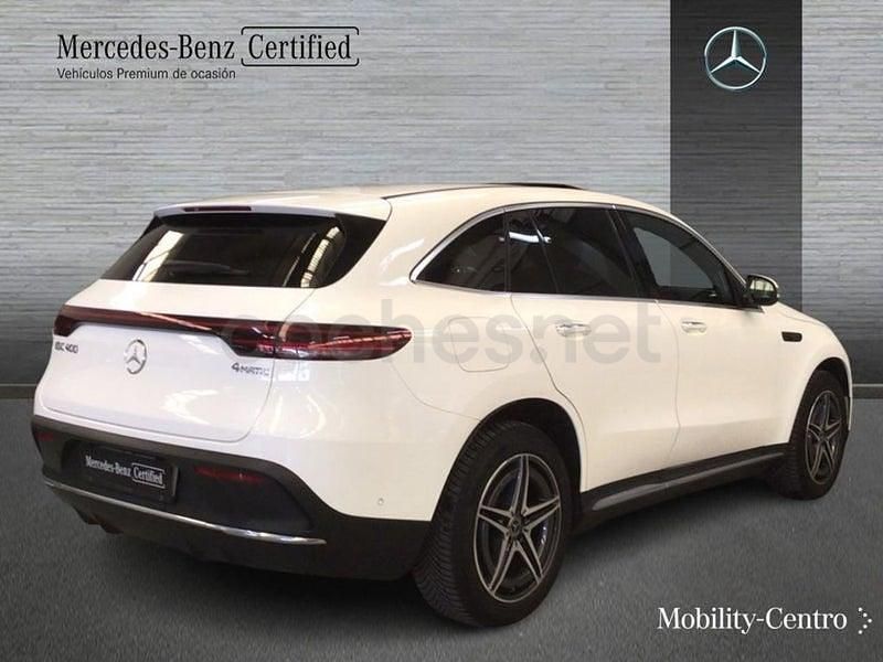 Usado Mercedes EQC400 AMG line 300 kW (408 CV) 2021 Blanco polar SUV
