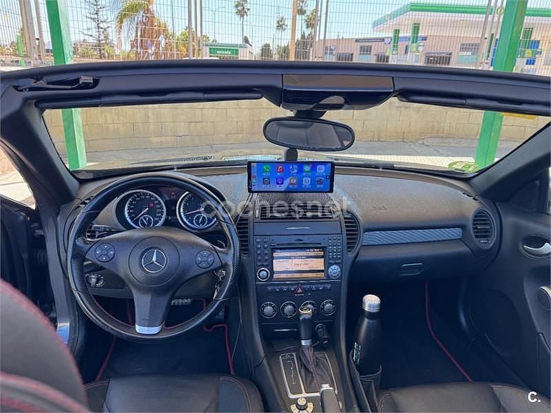 Azul Usado 2010 Mercedes SLK200 Descapotable | 18.000 € (Caro) - Imagen 1/4