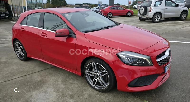 Usado Mercedes A220 AMG line 177 CV (130 kW) 2017 Rojo Berlina