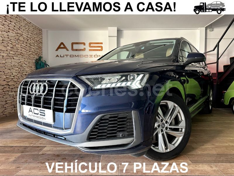 Azul Usado 2020 Audi Q7 S-Line SUV | 41.990 € (Buen precio) - Imagen 1/3