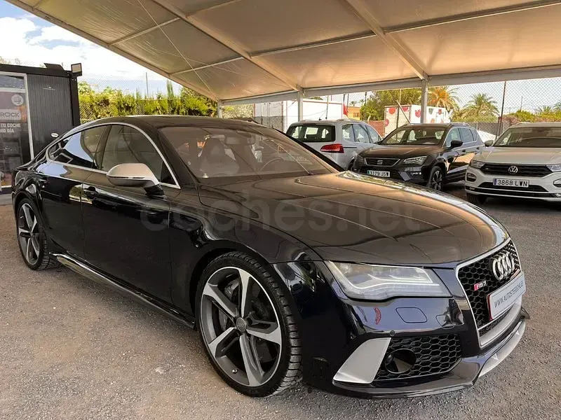Usado Audi RS7 Sportback 560 CV (411 kW) 2014 Azul Utilitario