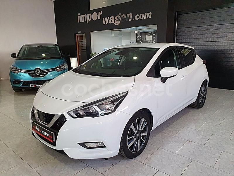Blanco Usado 2018 Nissan Micra Acenta Berlina | 11.900 € (Precio justo) - Imagen 1/4