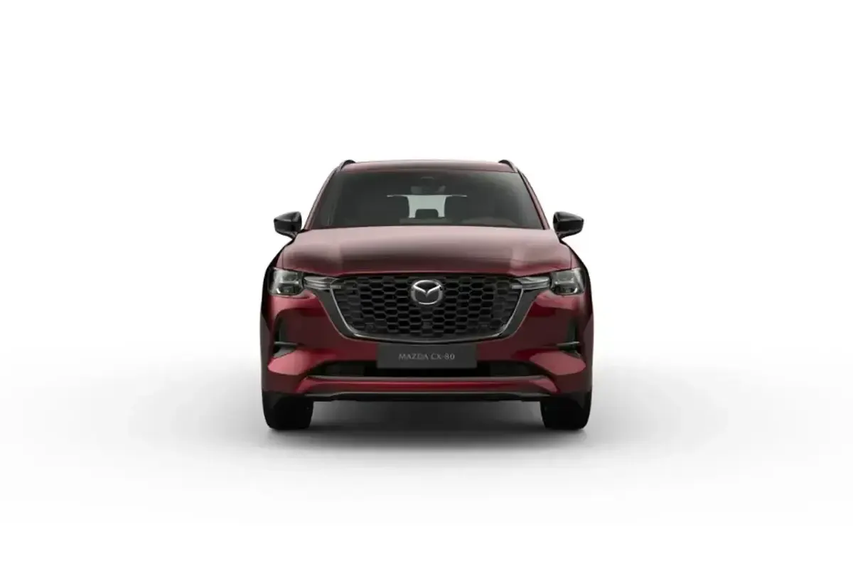 Nieuw Mazda CX-80 Homura-Line 254 PK (186 kW) 2026 Rood SUV