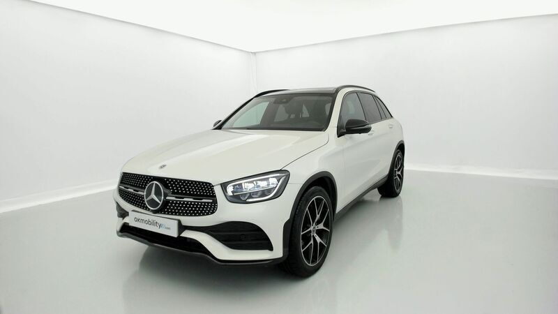 Blanco diamante Usado 2022 Mercedes GLC220 AMG line | 43.020 € - Imagen 1/4