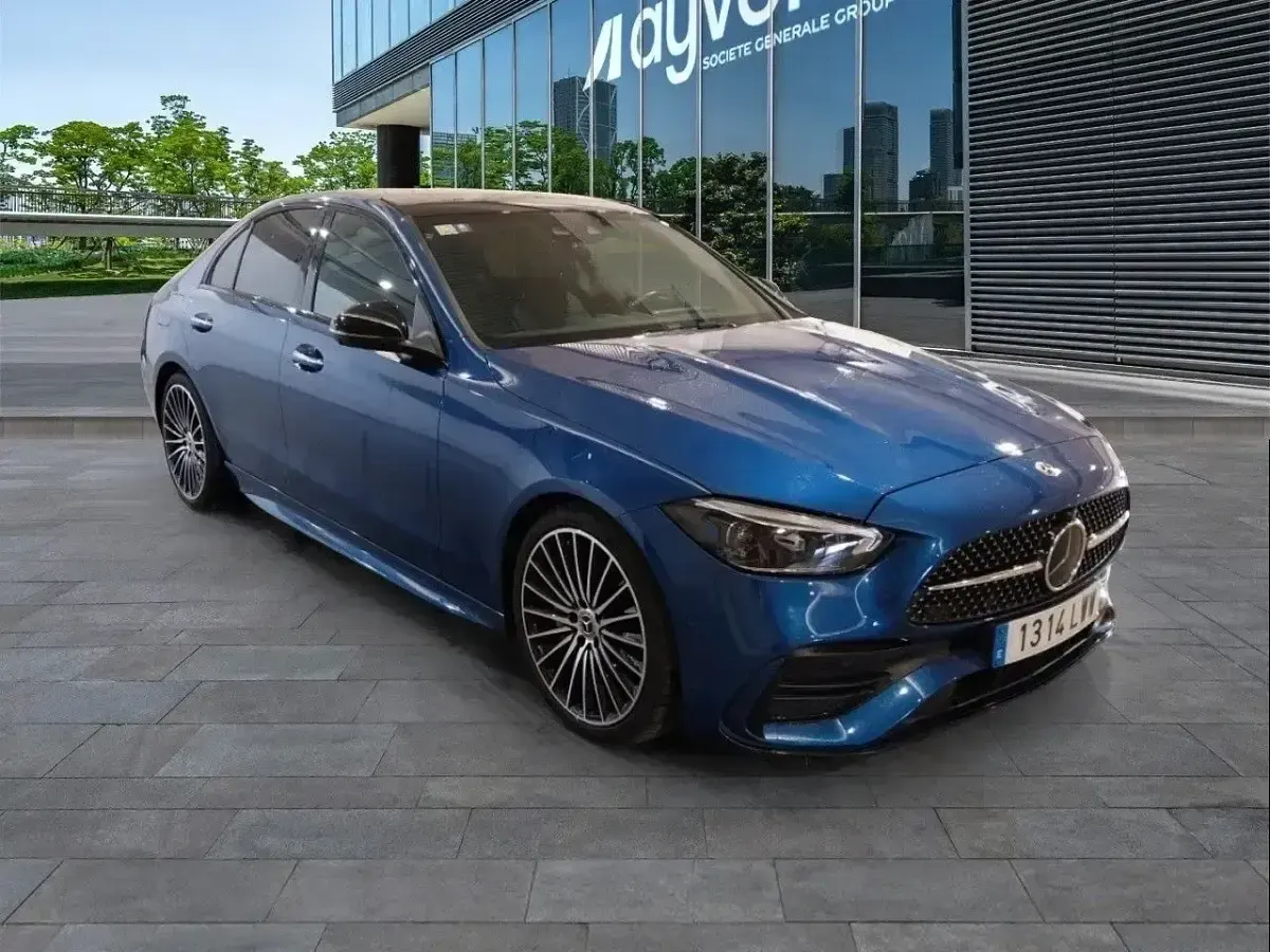Usado Mercedes C220 200 CV (147 kW) 2022 Azul Berlina