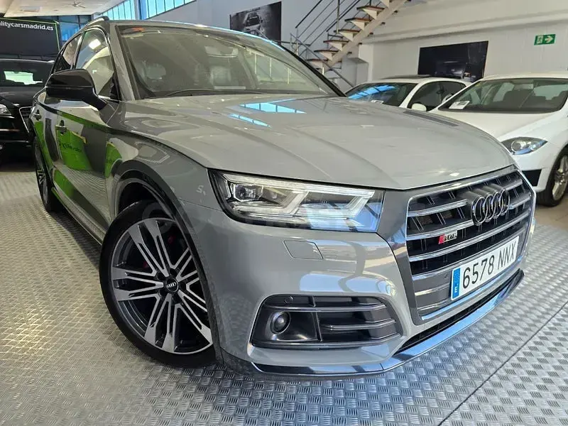 Usado Audi SQ5 S-Line 354 CV (260 kW) 2018 Gris / plata SUV