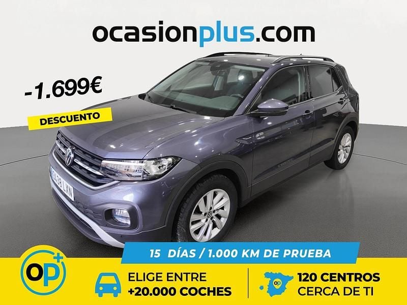 Gris Usado 2022 VW T-Cross Advance SUV | 18.690 € (Precio justo) - Imagen 1/4