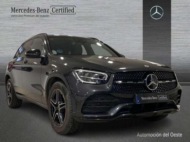 Usado Mercedes GLC220 AMG line 196 CV (144 kW) 2021 Gris SUV