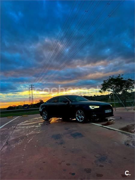Etiqueta c (verde) Usado 2014 Audi A5 Sportback S-Line Berlina | 19.200 € (Precio justo) - Imagen 1/4