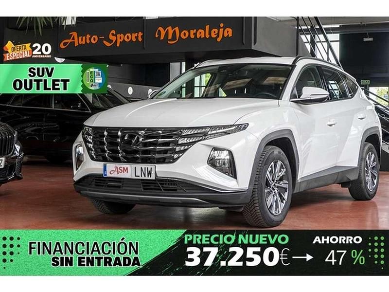 Blanco Usado 2021 Hyundai Tucson SUV | 18.900 € (Precio justo) - Imagen 1/4
