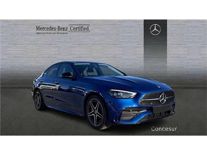 Usado Mercedes C220 200 CV (147 kW) 2023 Azul Berlina