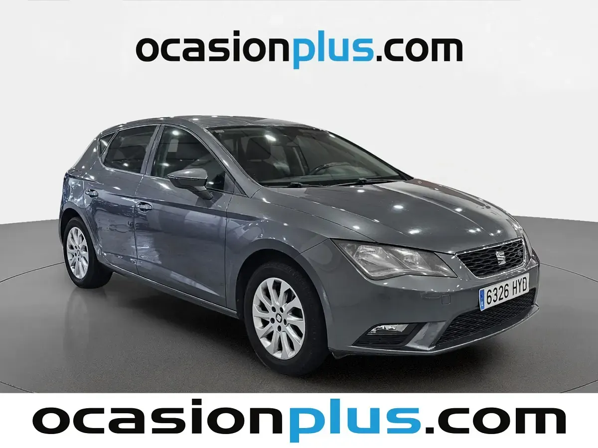 Usado Seat Leon Reference 110 CV (80 kW) 2014 Gris Utilitario