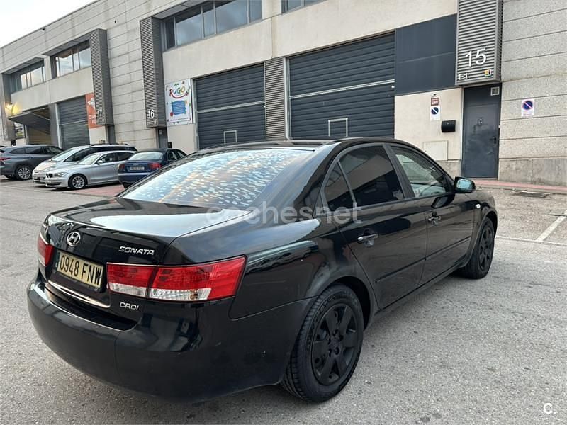 Negro Usado 2007 Hyundai Sonata Style Berlina | 2490 € (Super precio) - Imagen 1/4