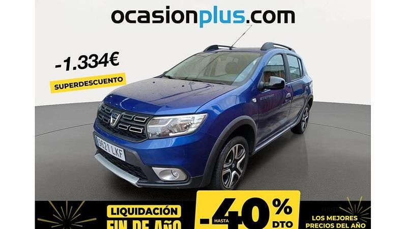 Azul Usado 2020 Dacia Sandero Utilitario | 13.346 € (Un poco caro) - Imagen 1/4